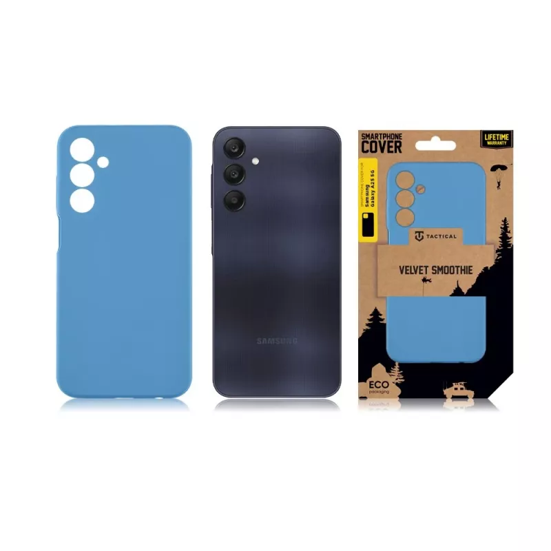 Capa traseira Tactical Velvet Smoothie para Samsung Galaxy A25 5G - preto