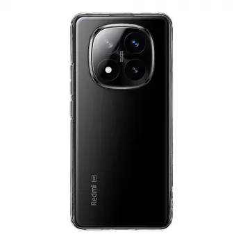 Capa traseira Tactical TPU para Xiaomi Redmi Note 14 Pro+ 5G transparente