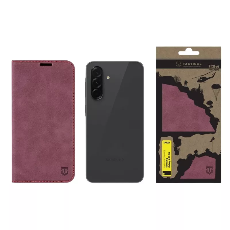 Capa tipo livro Tactical Xproof para Samsung Galaxy A36 5G, Red Beret