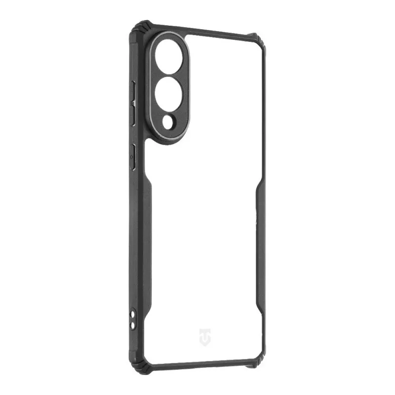 Capa traseira tática Quantum Stealth Galaxy S25 Edge transparente/preto