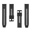 Pulseira de silicone tática de libertação rápida 22mm preto