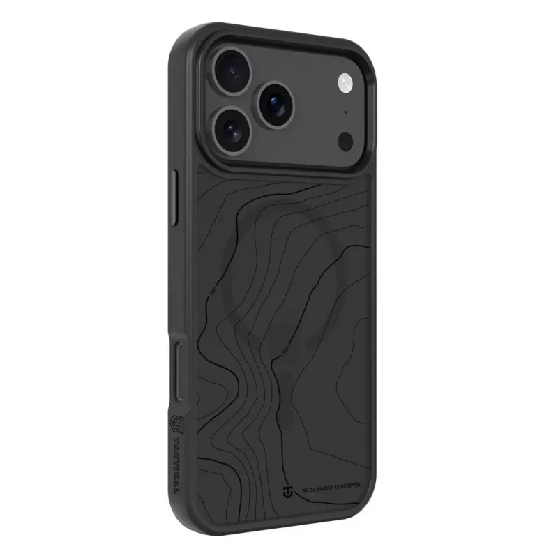 Capa traseira tática MagForce Hyperstealth Sika para Apple iPhone 17 Pro Max, Asphalt