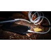 Cabo tático Stitch Thread USB-A/USB-C branco