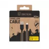 Cabo tático Stitch Thread USB-A/USB-C preto - cabo - digital/dados