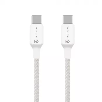 Cabo tático Stitch Thread USB-C para USB-C 1,2m branco