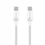 Cabo tático Stitch Thread USB-C para USB-C 1,2m branco
