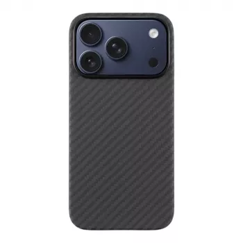 Capa traseira tática MagForce Aramid para Apple iPhone 17 Pro preto