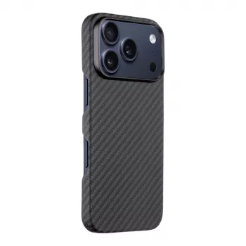 Capa traseira tática MagForce Aramid para Apple iPhone 17 Pro preto