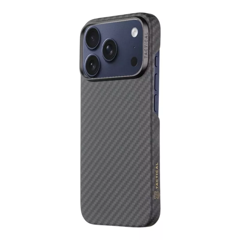 Capa traseira tática MagForce Aramid para Apple iPhone 17 Pro preto