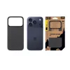 Capa traseira tática MagForce Aramid para Apple iPhone 17 Pro preto