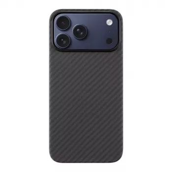 Capa traseira tática MagForce Aramid para Apple iPhone 17 Pro Max preto