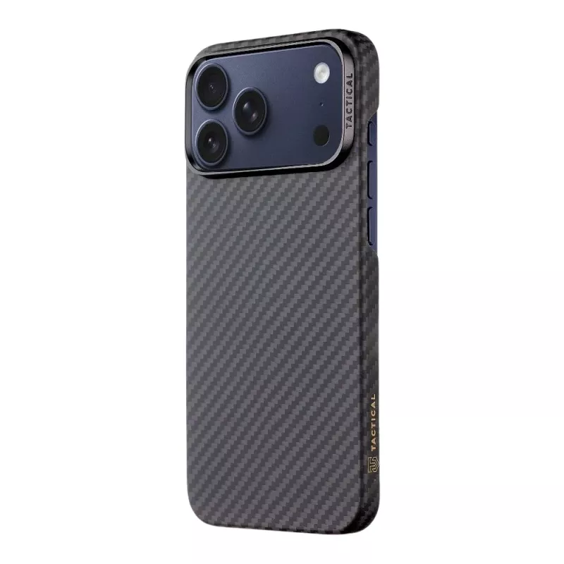 Capa traseira tática MagForce Aramid para Apple iPhone 17 Pro Max preto