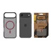 Capa traseira tática MagForce Hyperstealth 2.0 para iPhone Air, preto/vermelho