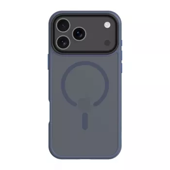Capa traseira tática MagForce Hyperstealth para iPhone 17 Pro Max, azul-escuro