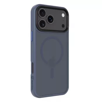 Capa traseira tática MagForce Hyperstealth para iPhone 17 Pro Max, azul-escuro