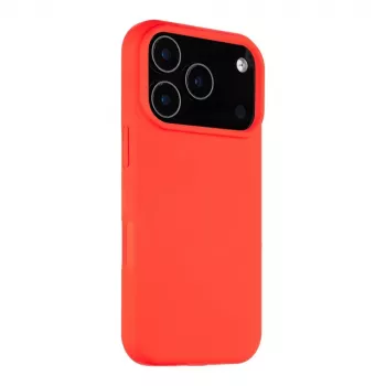 Capa traseira tática MagForce Velvet Smoothie para iPhone 17 Pro - Chilli Red