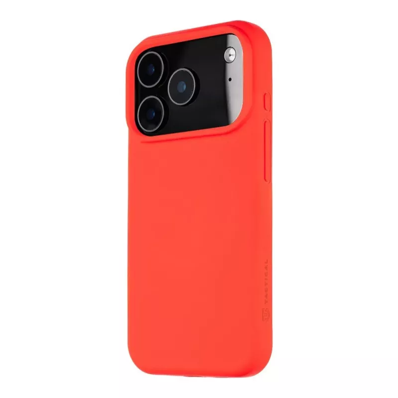 Capa traseira tática MagForce Velvet Smoothie para iPhone 17 Pro - Chilli Red
