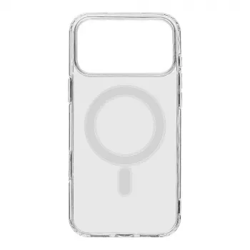 Capa traseira tática MagForce para iPhone 17 Pro Max, transparente