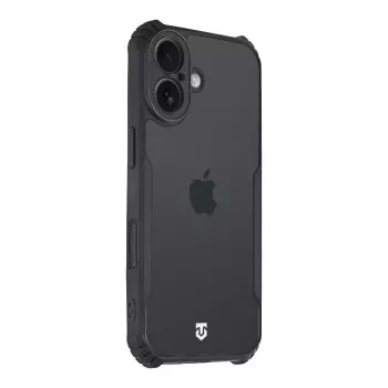 Capa traseira tática Quantum Stealth iPhone 17 transparente/preto
