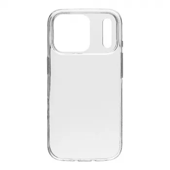 Capa traseira tática TPU para Apple iPhone 17 Pro transparente