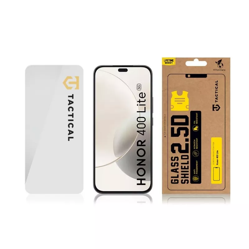 Película de vidro tática Glass Shield 2.5D para Honor 400 Lite transparente