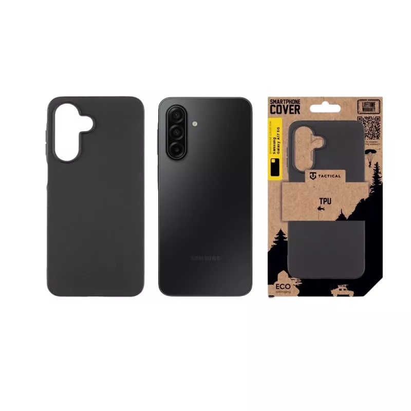 Capa traseira tática TPU para Samsung Galaxy A17 4G/5G preto