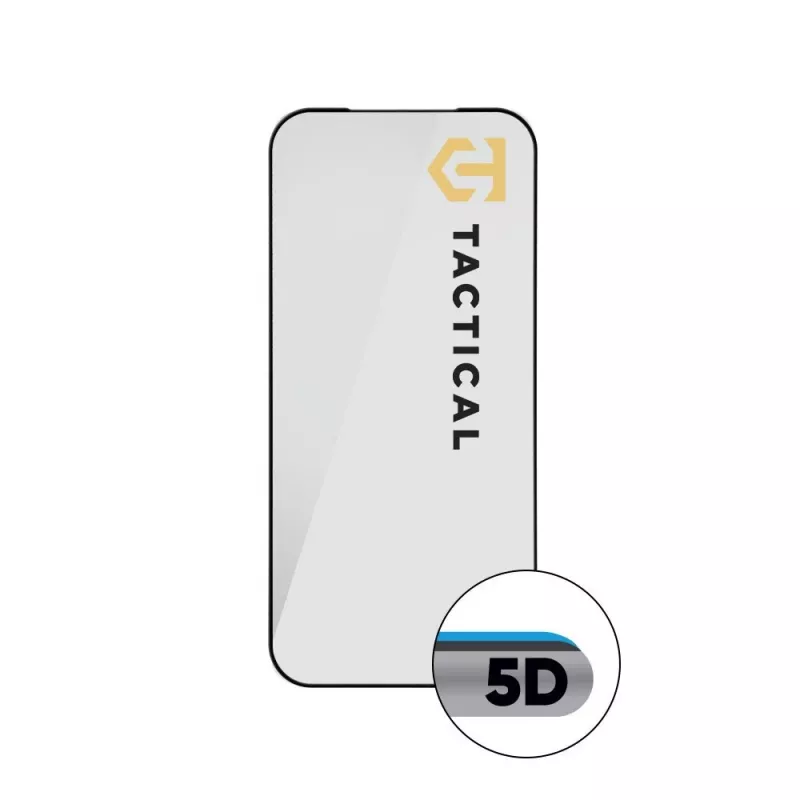 Tactical Glass Shield 5D para iPhone 17 Pro preto