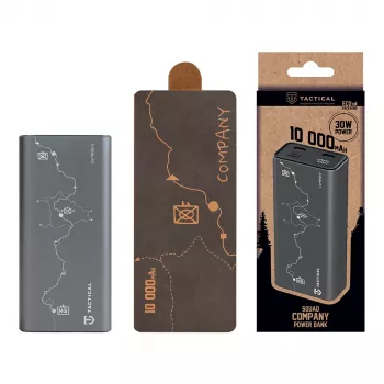 Power bank tática Squad Company 30W 10000mAh