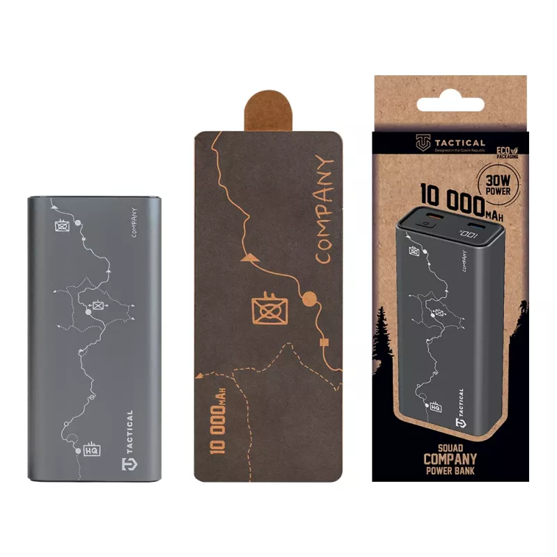 Power bank tática Squad Company 30W 10000mAh