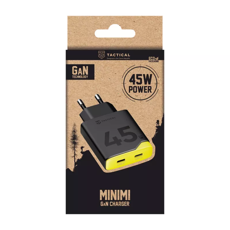 Tactical Minimi GaN 45W carregador de carro CC