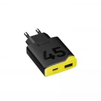 Tactical Minimi GaN 45W carregador de parede CA USB-C preto