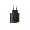 Tactical Minimi GaN 45W carregador de parede CA USB-C preto