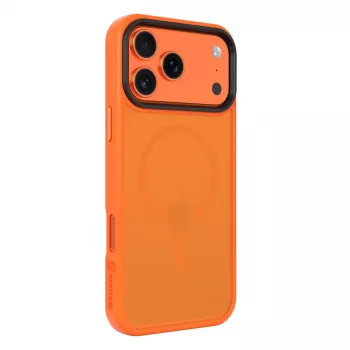 Capa traseira tática MagForce Hyperstealth para Apple iPhone 17 Pro Max - Agent Orange