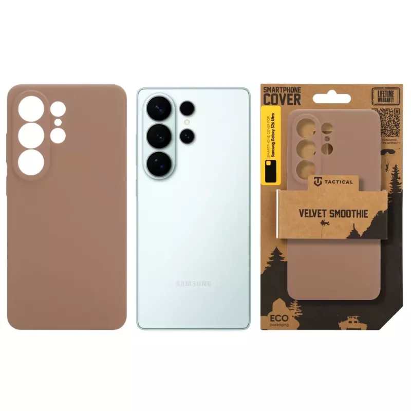 Capa traseira Tactical Velvet Smoothie para Samsung Galaxy S26 Ultra – preto