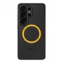 Capa traseira tática MagForce Hyperstealth 2.0 para Samsung Galaxy S26 Ultra, preto/amarelo