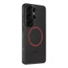 Capa traseira tática MagForce Hyperstealth 2.0 para Samsung Galaxy S26 Ultra, preto/vermelho