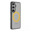 Capa traseira tática MagForce Hyperstealth 2.0 para Samsung Galaxy S26, preto/amarelo