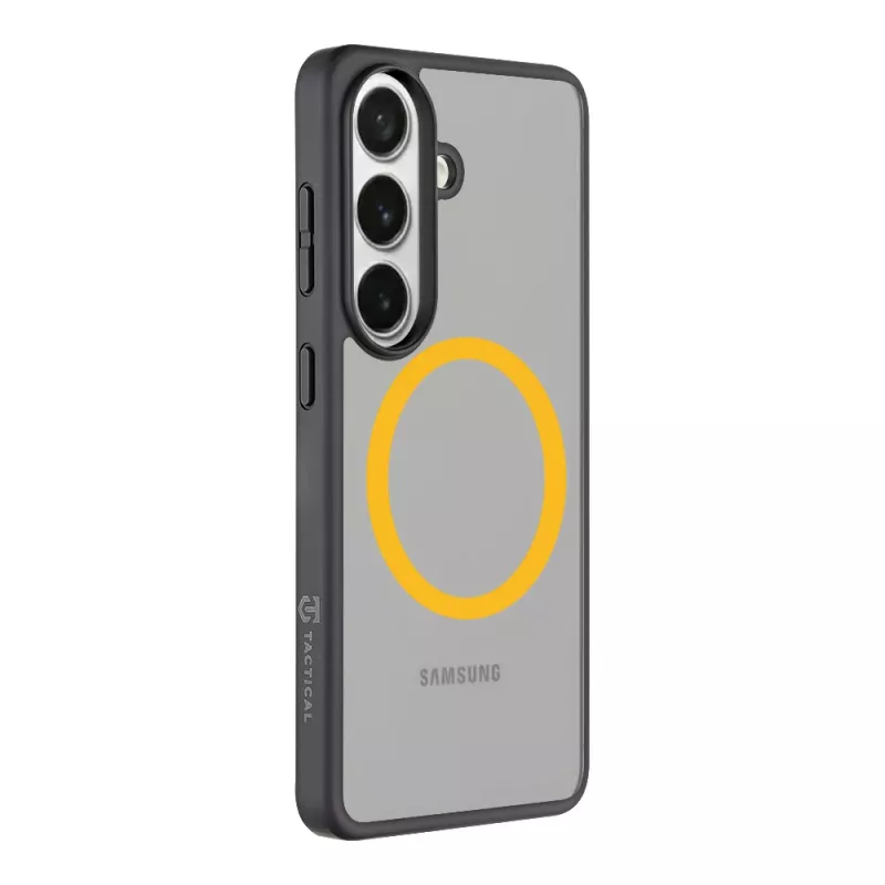Capa traseira tática MagForce Hyperstealth 2.0 para Samsung Galaxy S26, preto/amarelo