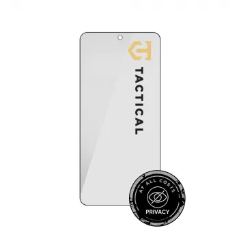 Tactical Glass Shield Privacy Stealth 5D para Samsung Galaxy S26 preto