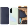 Capa tipo livro tática Field Notes Galaxy A37 azul-marinho