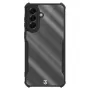 Capa traseira tática Quantum Stealth Galaxy A57 transparente/preto