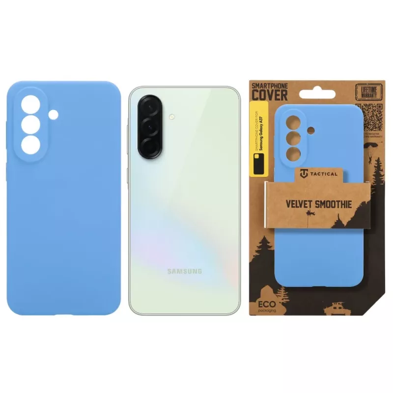 Capa traseira tática Velvet Smoothie para Samsung Galaxy A37 - preto