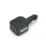 Adaptador para isqueiro Zebra EVM 5V 2,5A carregador de automóvel USB Type-A duplo
