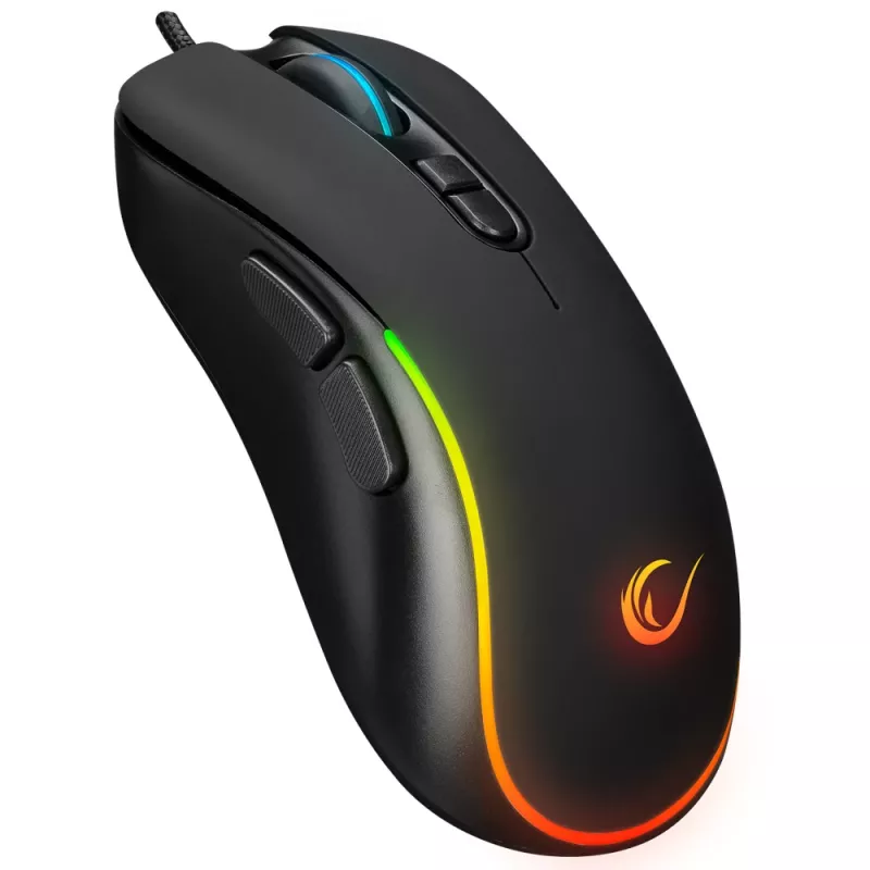Rato gaming Rampage X-JAMMER V2 RGB 12800 DPI 1kHz macro