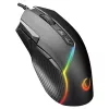 Rato gaming Rampage Comfort, programável, 12800 DPI RGB, preto