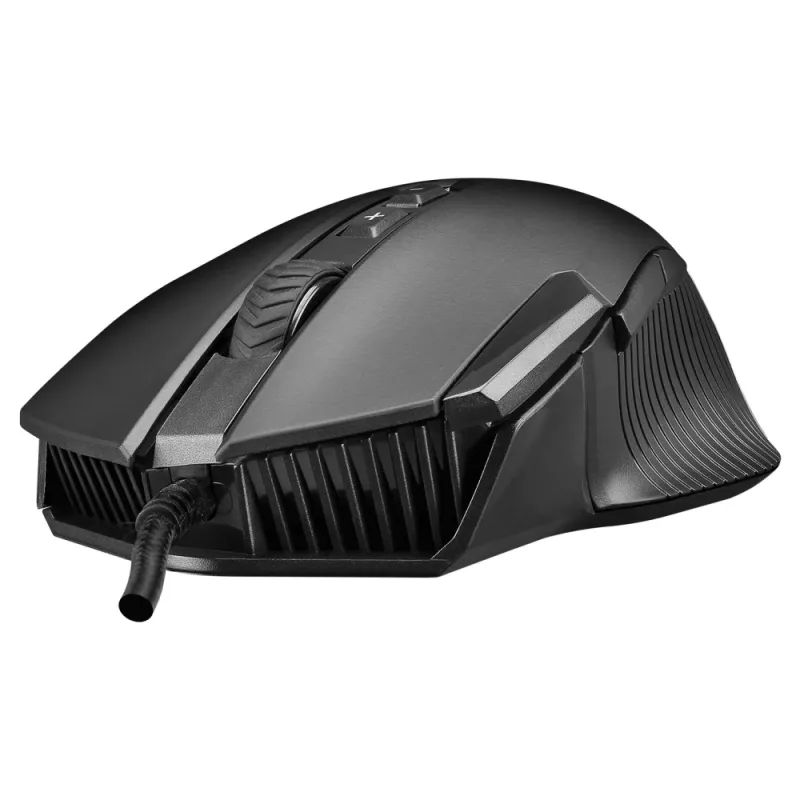 Rato gaming Rampage Comfort, programável, 12800 DPI RGB, preto
