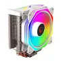 Arrefecedor de CPU a ar Rampage Octagon C50, ventoinha ARGB de 120mm, branco, LGA 1700/AM5