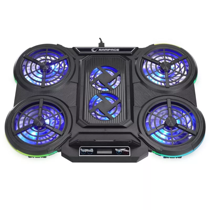 Rampage PROTE R6 Suporte de arrefecimento para portátil, 10-17 polegadas, RGB