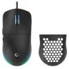 Rato gaming com fio USB Rampage BLINK, 12800 DPI, RGB, sensor ótico, preto