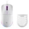 Rato gaming com fio Rampage BLINK, 12800 DPI, RGB, sensor ótico, branco